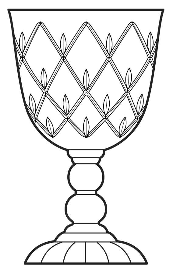 Manhattan (#4024, Cut#725) Water Goblet by Fostoria-1