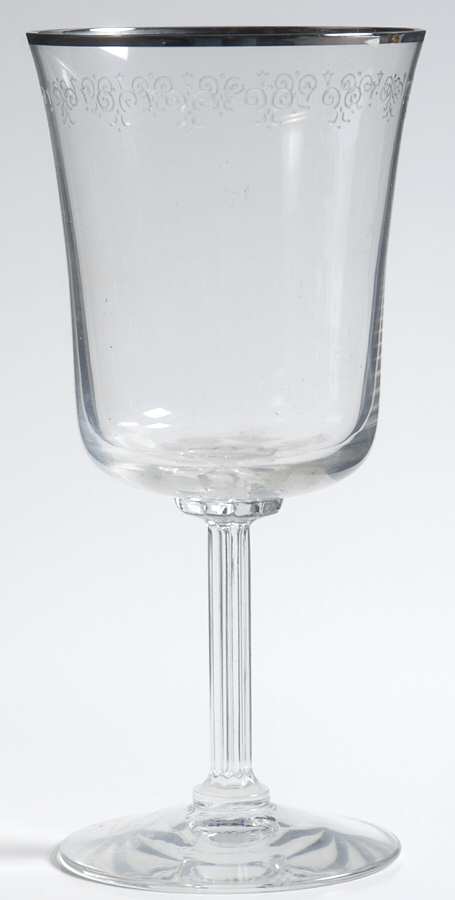 Marquis (Platinum Trim) Water Goblet by Fostoria-1