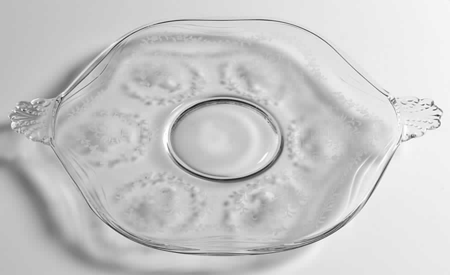 Mayflower Handled Cake Plate by Fostoria-1