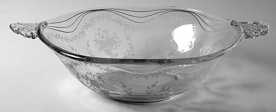 Mayflower 10" Handled Bowl by Fostoria-1