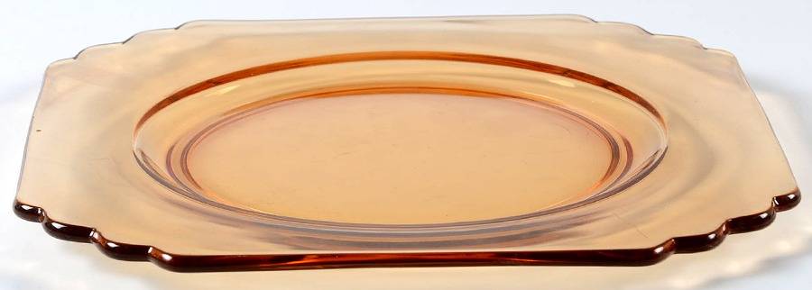 Mayfair Amber Luncheon Plate by Fostoria-1