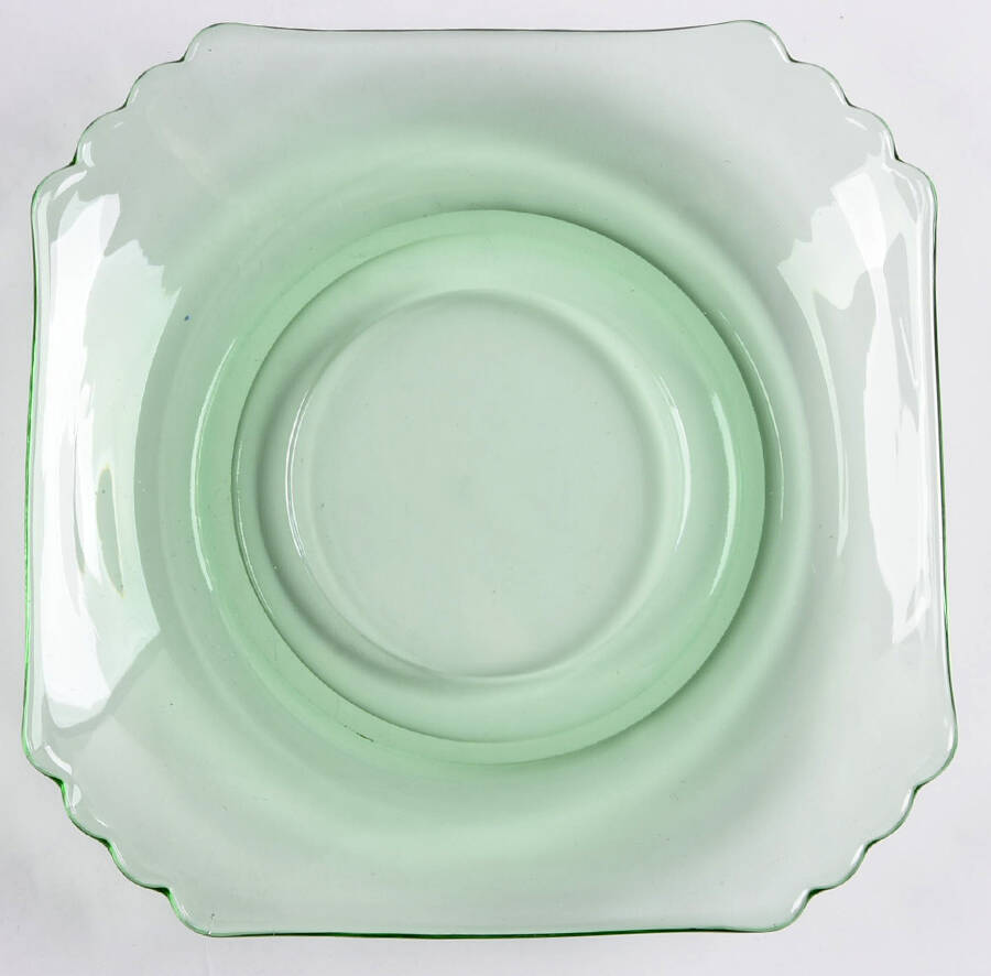 Mayfair Green (Light Green, Line 2419) Saucer Only by Fostoria-1