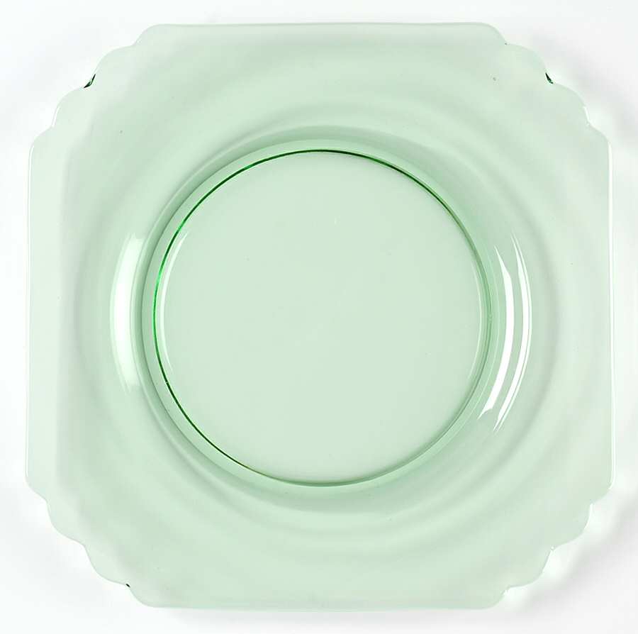 Mayfair Green (Light Green, Line 2419) Luncheon Plate by Fostoria-1