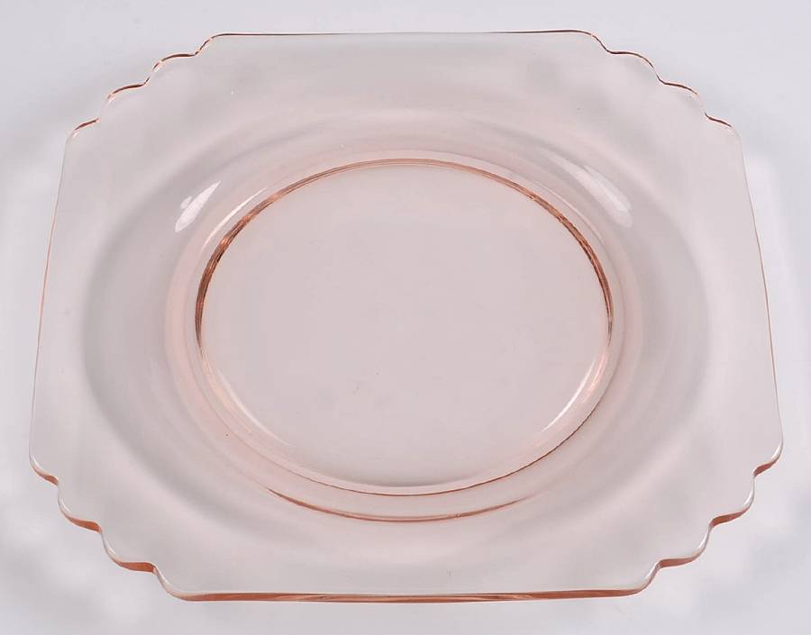 Mayfair Pink Luncheon Plate by Fostoria-1