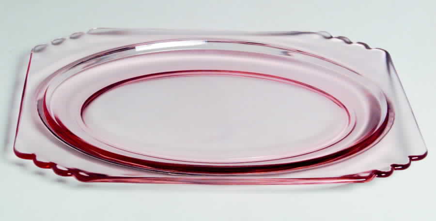 Mayfair Pink Under 13" Platter by Fostoria-1