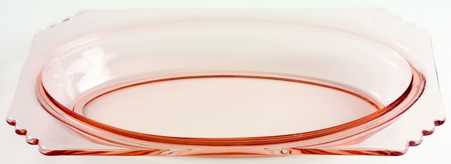 Mayfair Pink 10" Oblong Celery by Fostoria-1