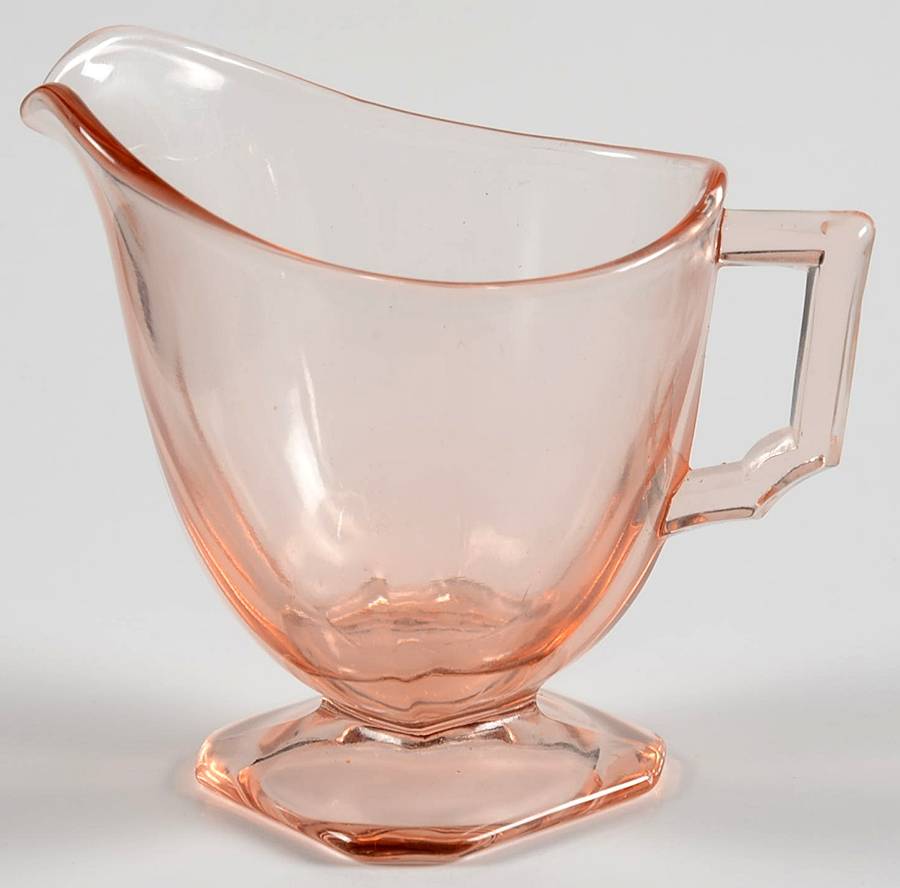 Mayfair Pink Mini Creamer by Fostoria-1