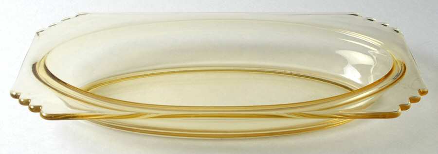 Mayfair Topaz 10" Oblong Celery by Fostoria-1