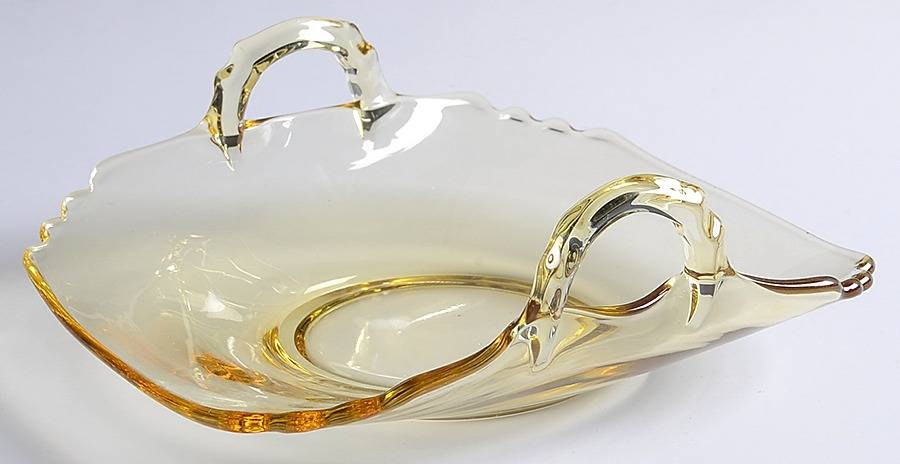 Mayfair Topaz 2 Handled Bon Bon by Fostoria-1