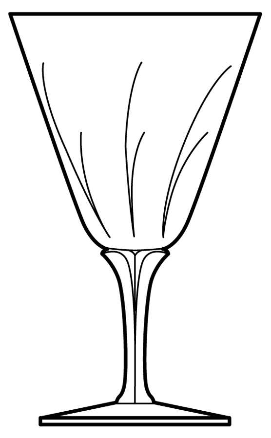 Melody (Cutting 881) Water Goblet by Fostoria-1