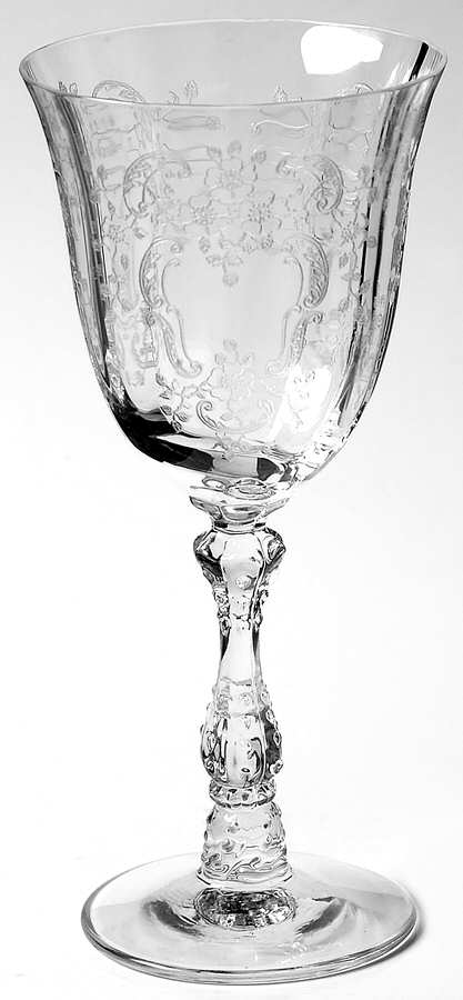 Meadow Rose Clear Claret Wine by Fostoria-1