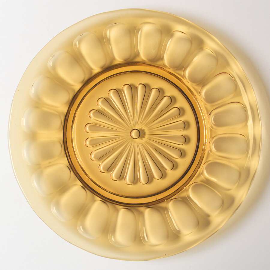 Mesa Amber Luncheon Plate by Fostoria-1
