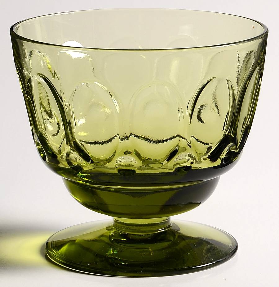 Mesa Olive Green Champagne/Tall Sherbet by Fostoria-1