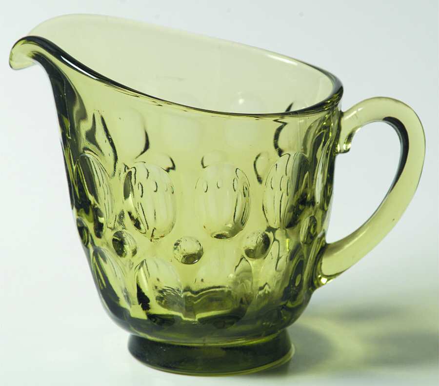Mesa Olive Green Creamer by Fostoria-1