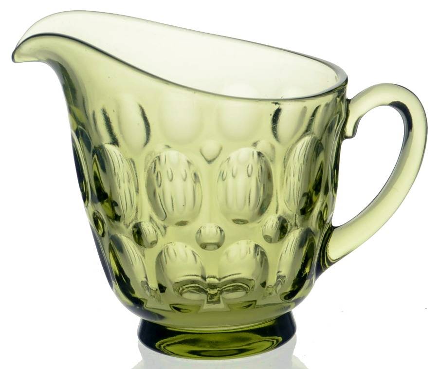 Mesa Olive Green Creamer by Fostoria-1