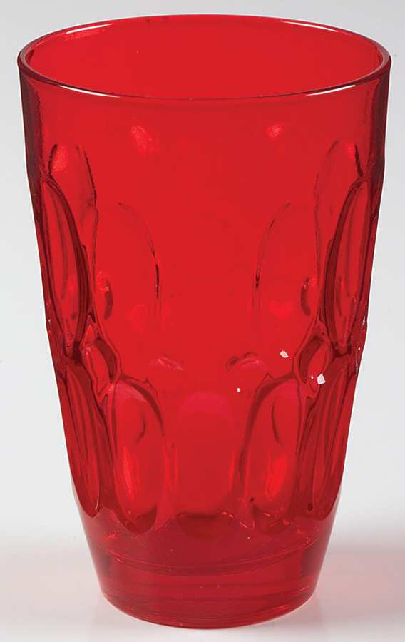 Mesa Red Flat Juice Glass by Fostoria-1
