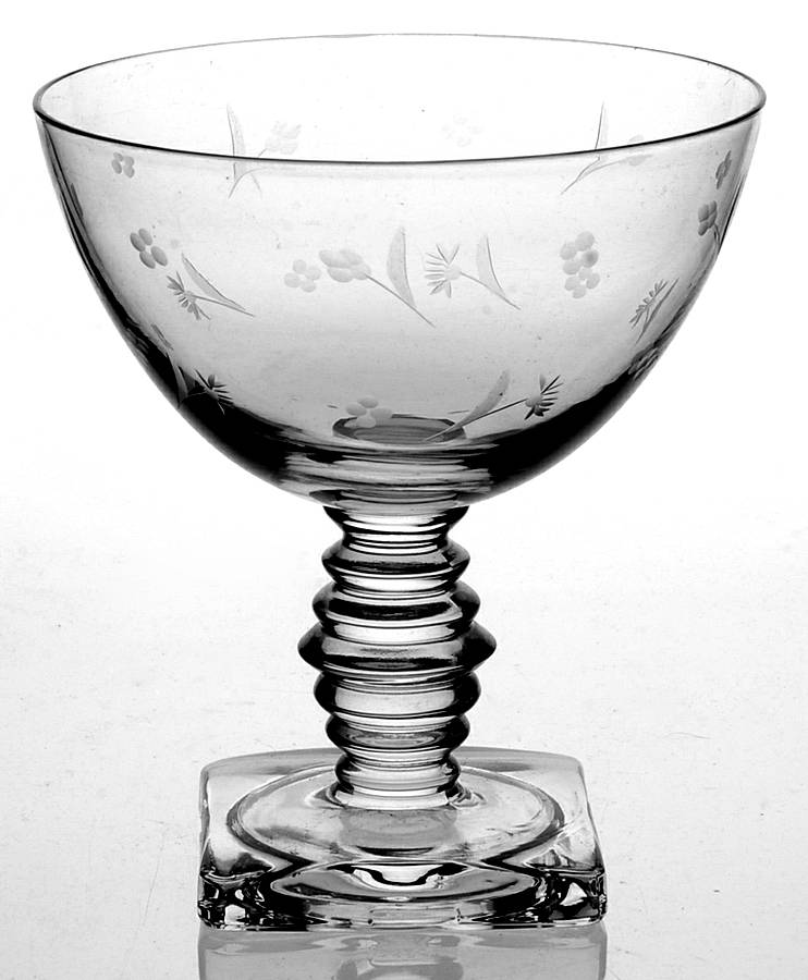 Millefleur Champagne/Tall Sherbet by Fostoria-1