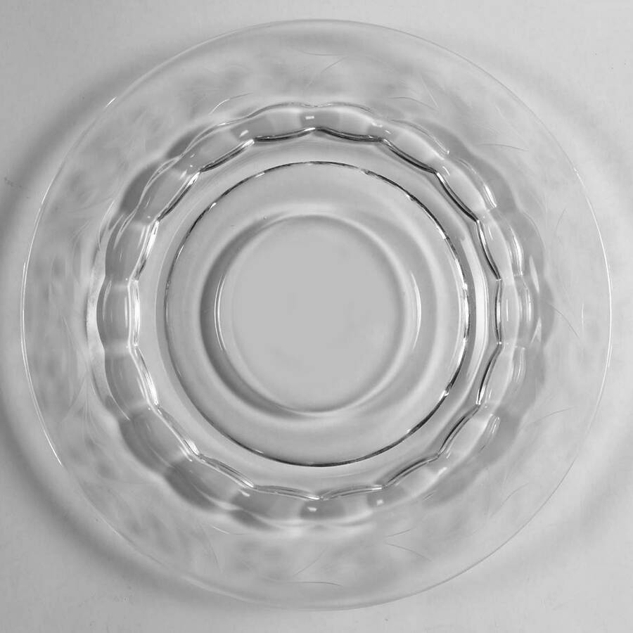 Minuet Clear (Stem 6025) Mayonnaise Underplate Only by Fostoria-1