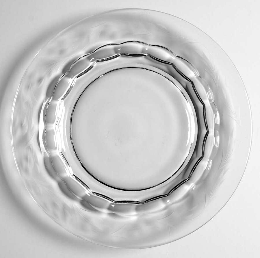 Minuet Clear (Stem 6025) 7" Salad Plate by Fostoria-1