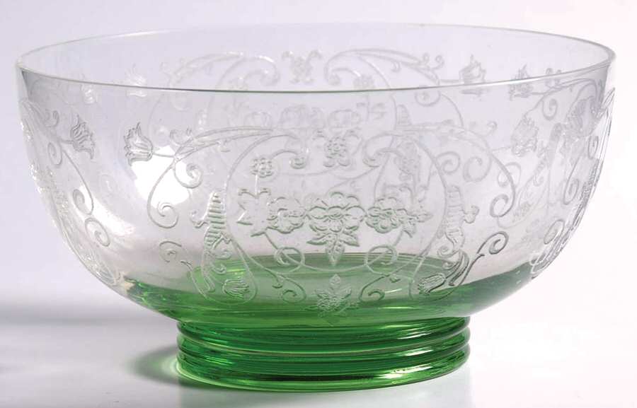 Minuet Green (Stem 4020) Finger Bowl by Fostoria-1
