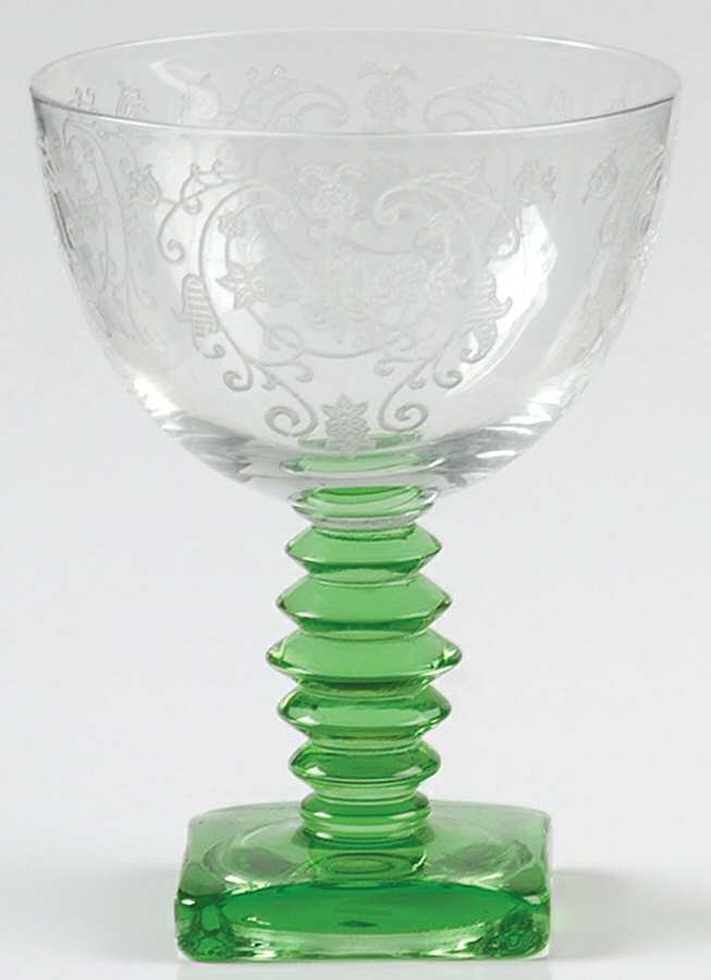 Minuet Green (Stem 4020) Liquor Cocktail by Fostoria-1