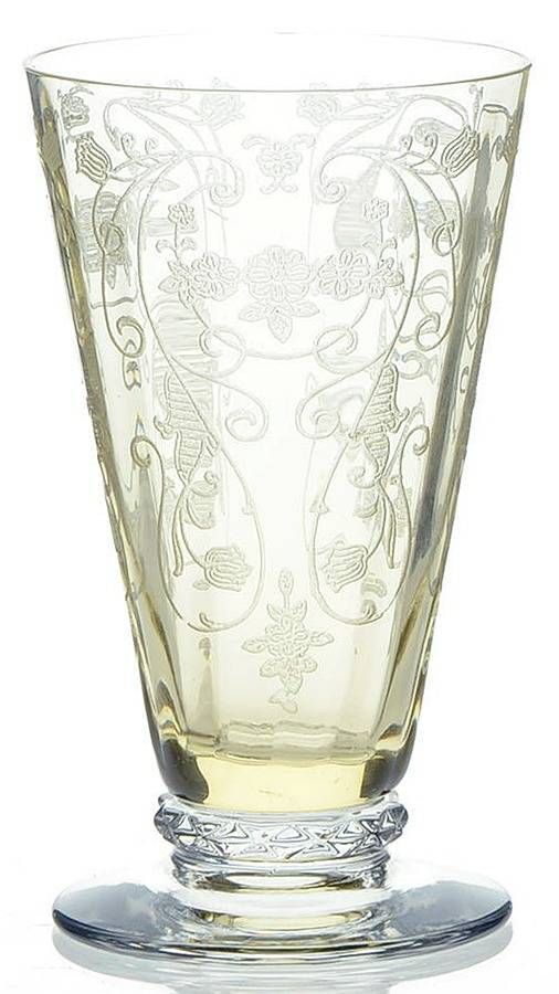 Minuet Yellow (Stem 6002, Yellow Bowl) Juice Glass by Fostoria-1