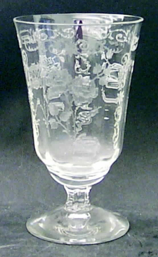 Midnight Rose 9 Oz Footed Tumbler by Fostoria-1