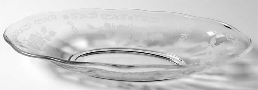 Midnight Rose 9" Pickle Dish by Fostoria-1