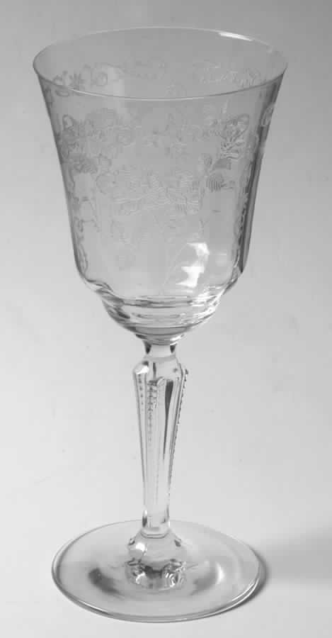 Midnight Rose Water Goblet by Fostoria-1