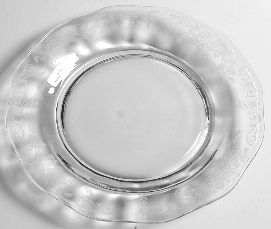 Midnight Rose 7" Salad Plate by Fostoria-1