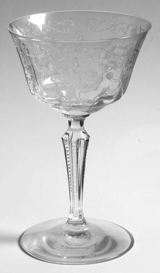 Midnight Rose Champagne/Tall Sherbet by Fostoria-1