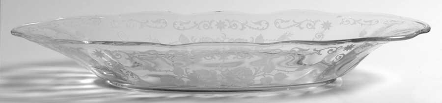 Midnight Rose 11" Oval Celery by Fostoria-1