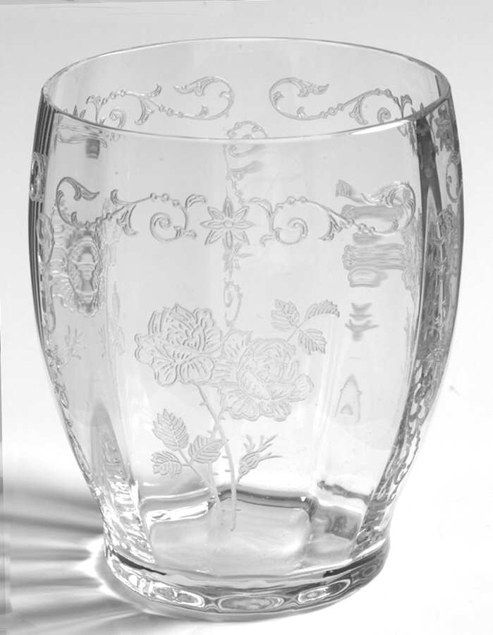 Midnight Rose 10 Oz Flat Tumbler by Fostoria-1