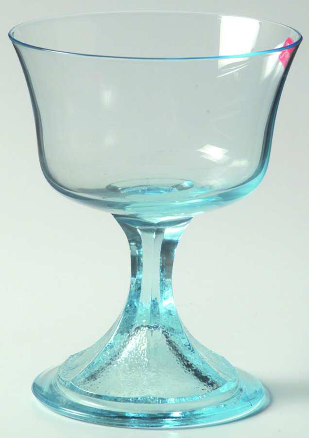 Misty Blue Champagne/Tall Sherbet by Fostoria-1