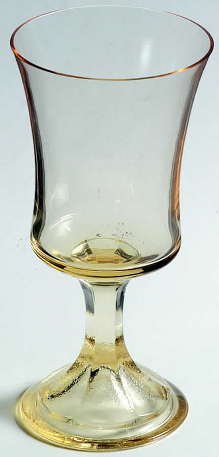 Misty Yellow Claret Wine by Fostoria-1