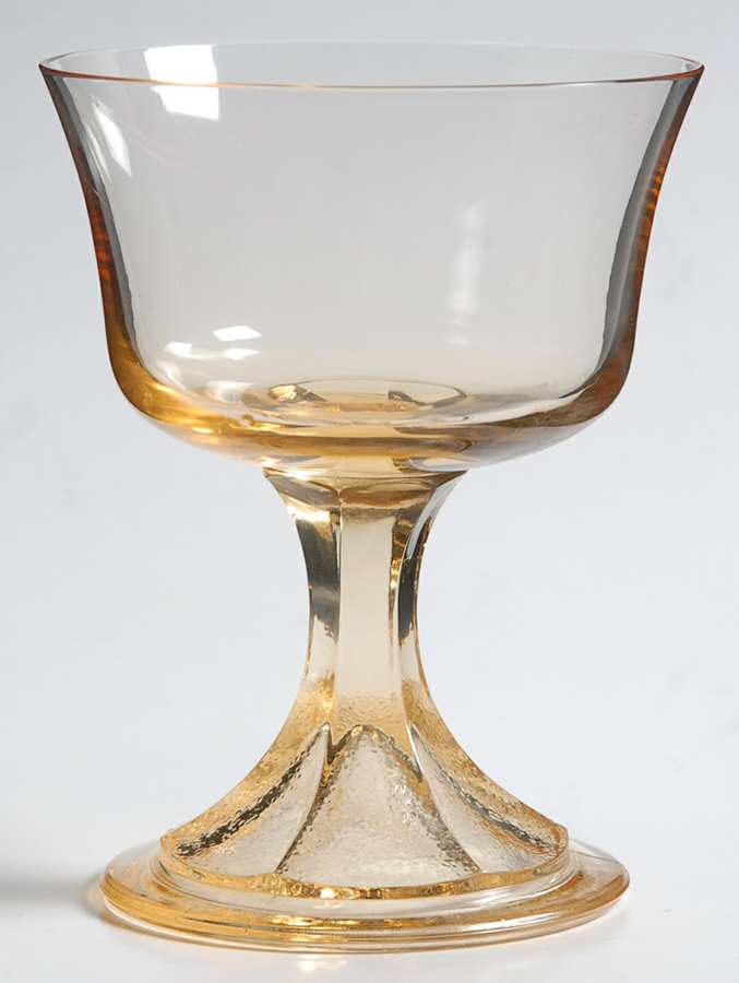 Misty Yellow Champagne/Tall Sherbet by Fostoria-1