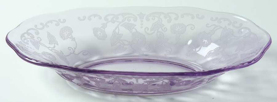 Morning Glory (Stm#6007, Etch #313) Olive Dish by Fostoria-1