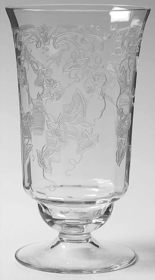 Morning Glory (Stm#6007, Etch #313) Iced Tea by Fostoria-1