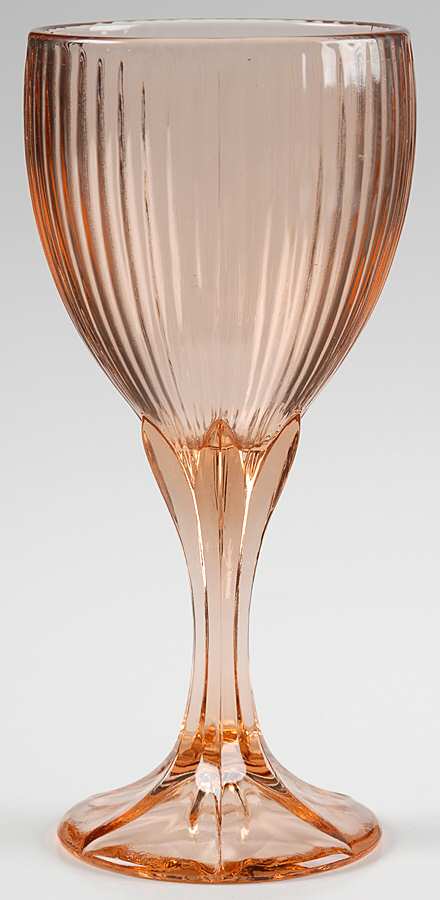 Monet Peach Wine Glass by Fostoria-1