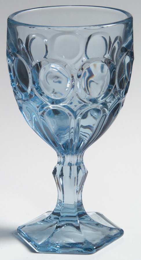 Moonstone Light Blue Wine Glass by Fostoria-1