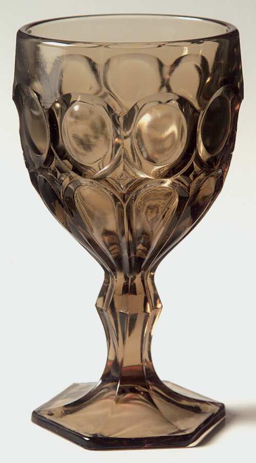 Moonstone Taupe (Brown) Wine Glass by Fostoria-1