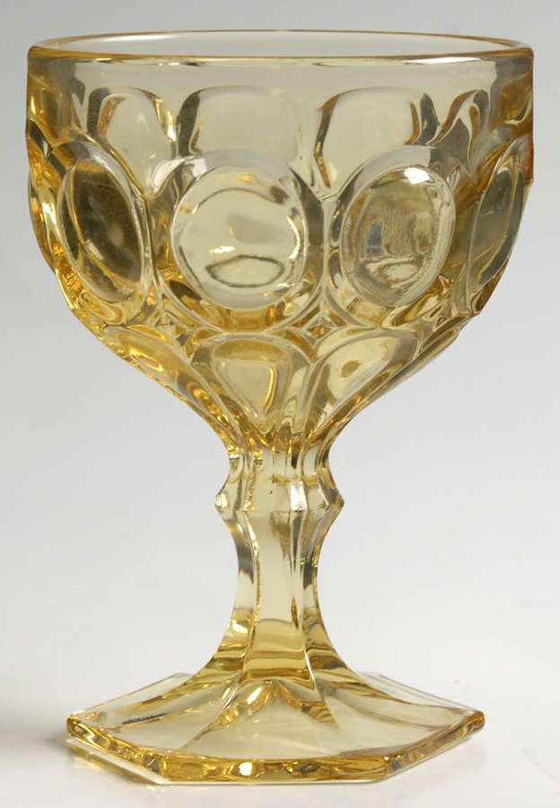 Moonstone Yellow Champagne/Tall Sherbet by Fostoria-1