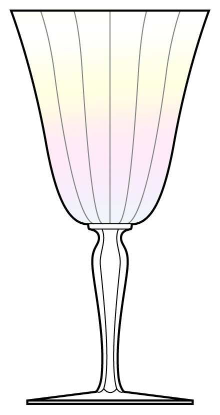 Mother of Pearl (Stem 5093) Water Goblet by Fostoria-1