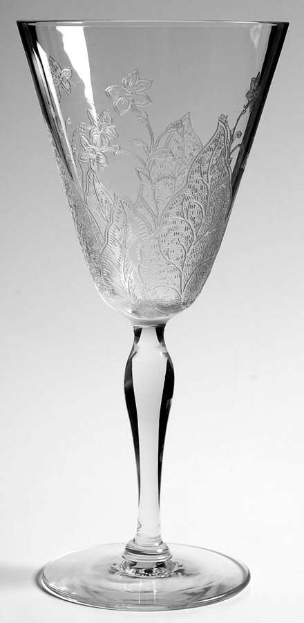 Mystic Clear (Stem 660) Water Goblet by Fostoria-1