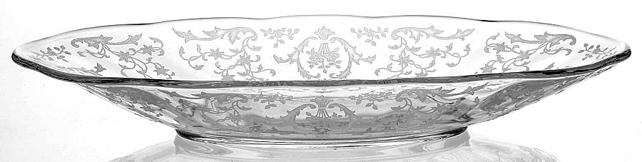 Navarre Clear Flared Pickle Dish by Fostoria-1