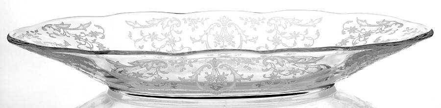 Navarre Clear 11" Oval Celery by Fostoria-1