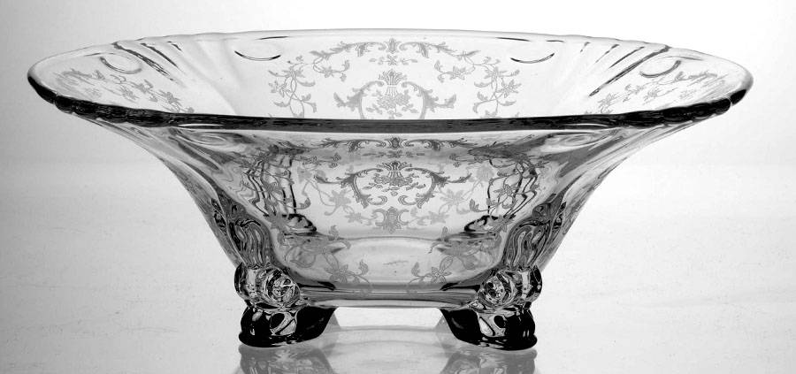 Navarre Clear Footed Bowl by Fostoria-1