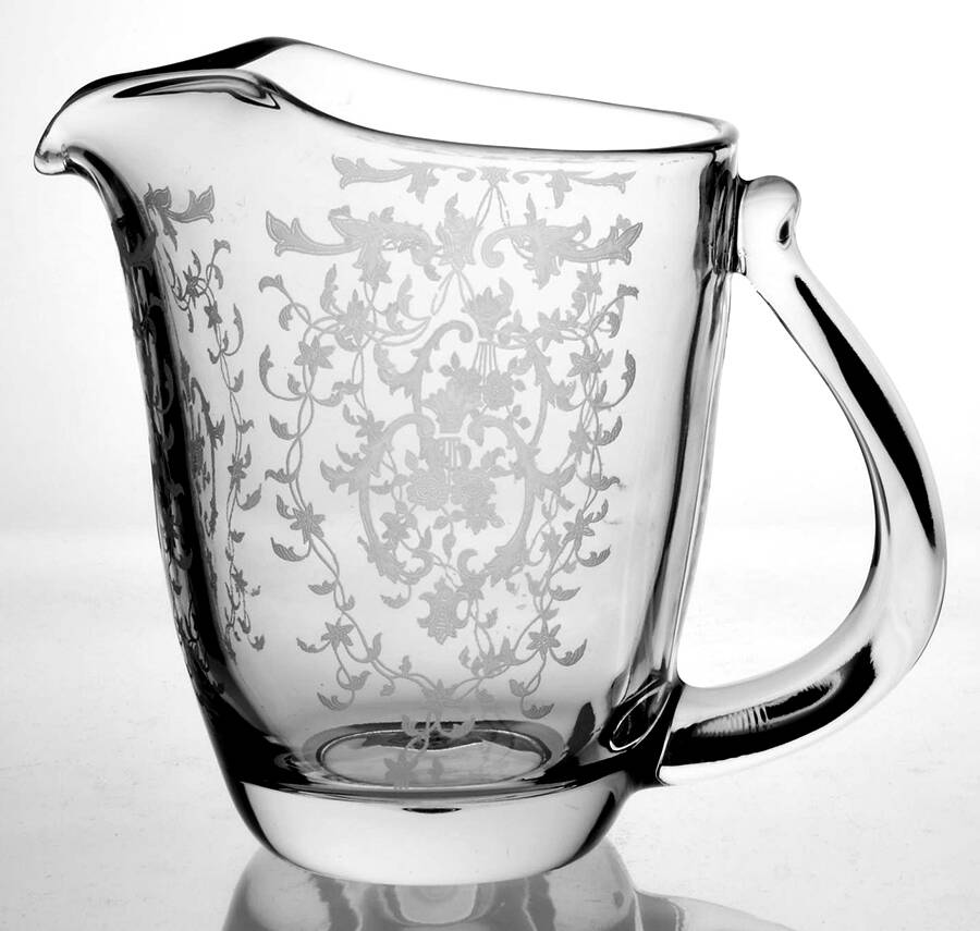 Navarre Clear 32 Oz Ice Lip Pitcher by Fostoria-1