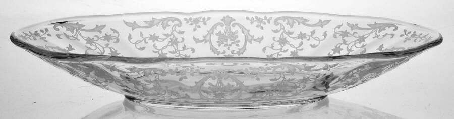 Navarre Clear Pickle Dish by Fostoria-1