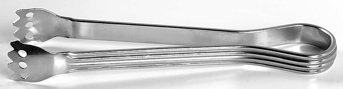 Navarre Clear Tongs for Ice Bucket (Baroque Shape) by Fostoria-1